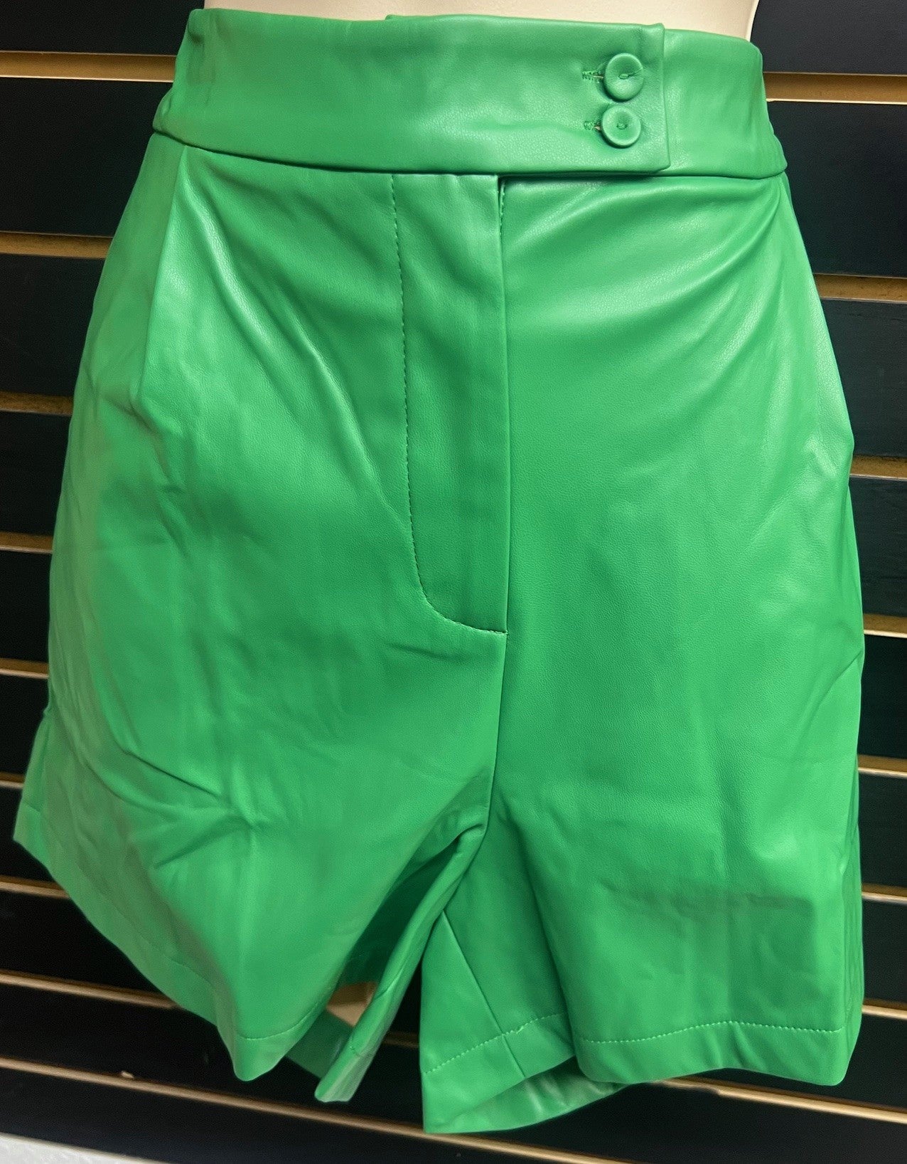 EESOME PU POCKET SHORTS