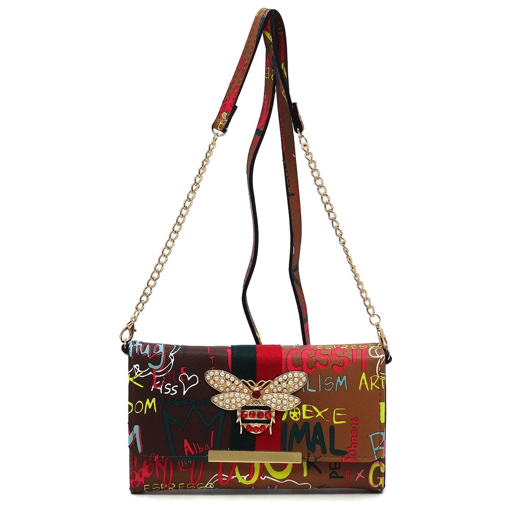 QN BEE GRAFFITI WALLET