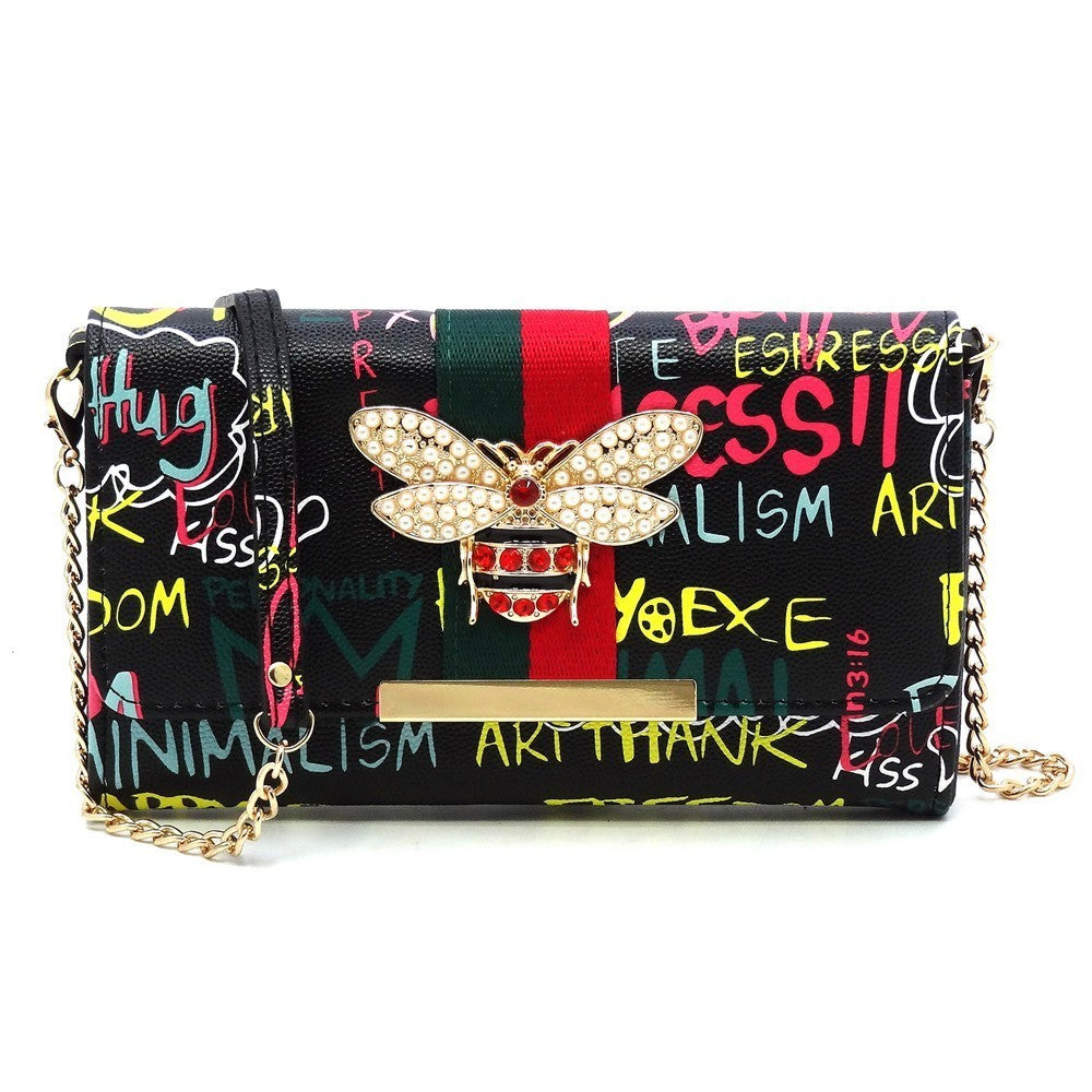 QN BEE GRAFFITI WALLET