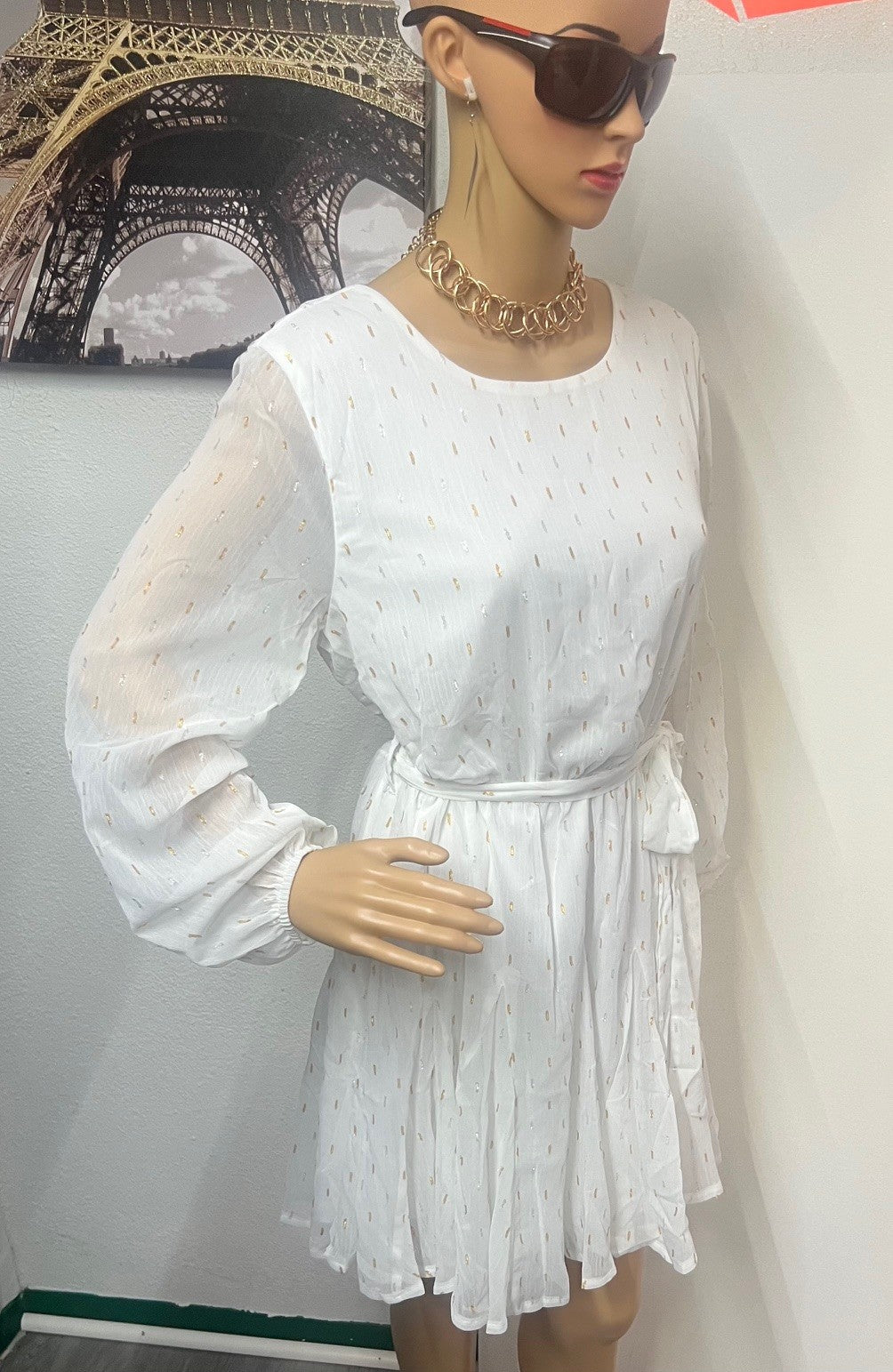 EESOME TIE WAIST MINI