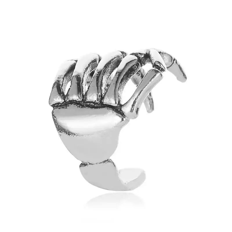 Bone Hand Scary Earring