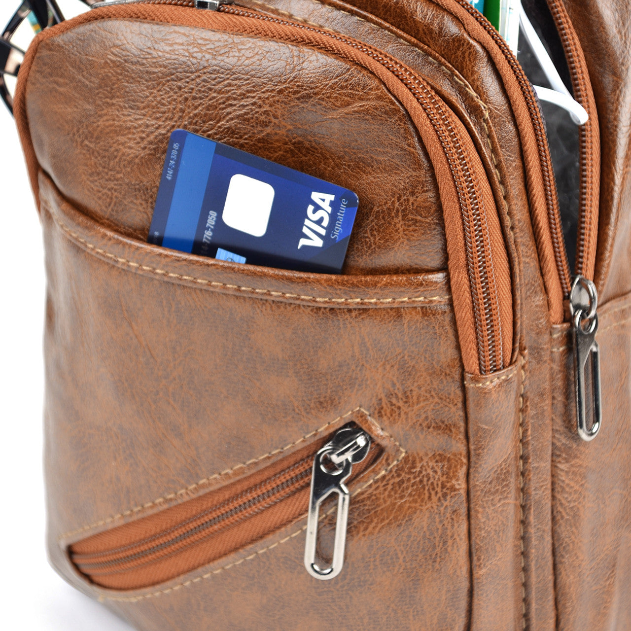 PU Leather Crossbody Bag