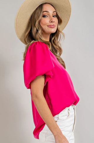 BELLA V-NECK PUFF