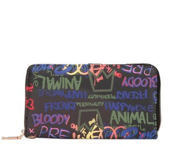 GRAFFITI TASSEL WALLET