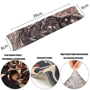 ARM SLEEVE TATTOO BROWN