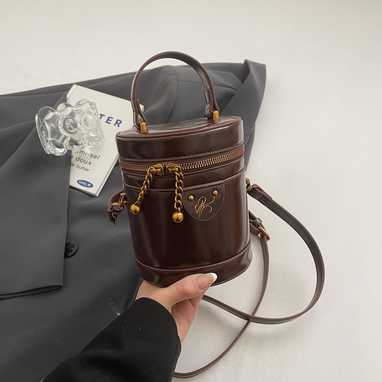 Cylinder Shape Bag
