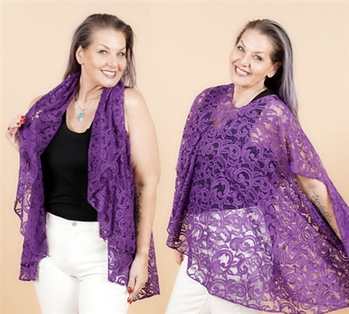 DELECATE LACE SHAWL