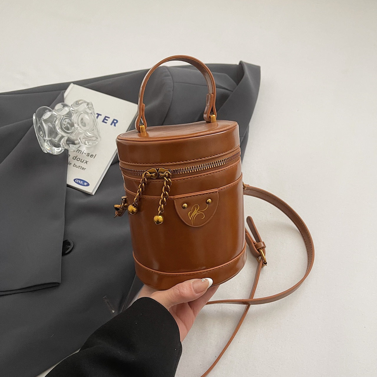Cylinder Shape Bag