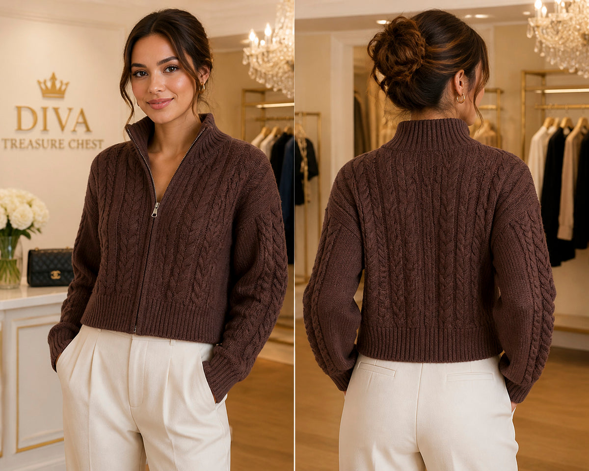 Cable Knit Cardigan