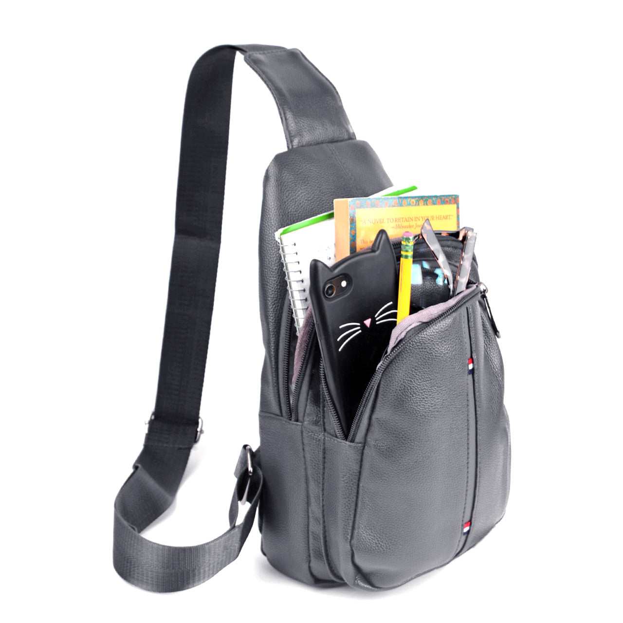 PU Leather Crossbody Bag
