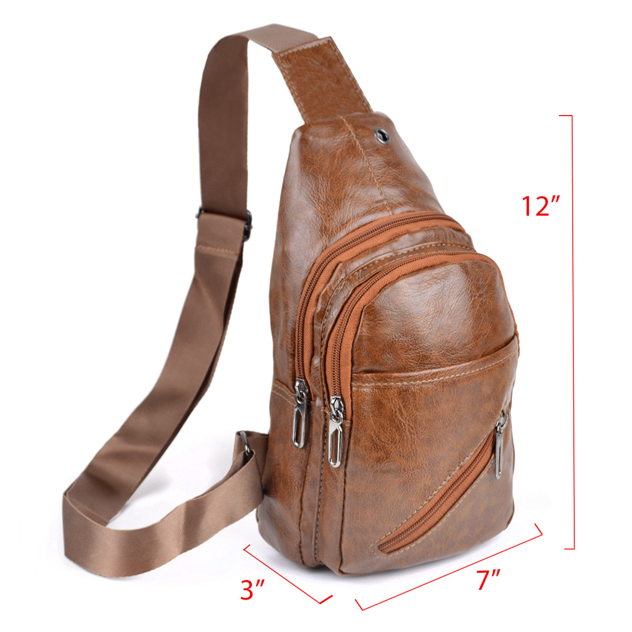 PU Leather Crossbody Bag