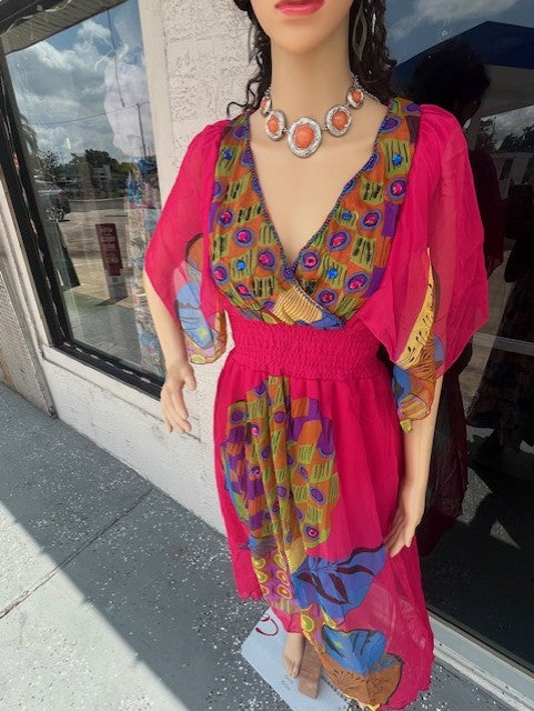 FUCHSIA FANTASY SHEER