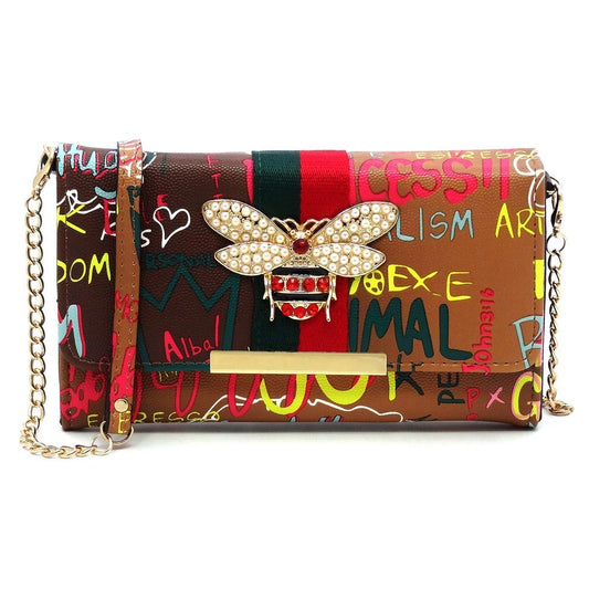 QN BEE GRAFFITI WALLET