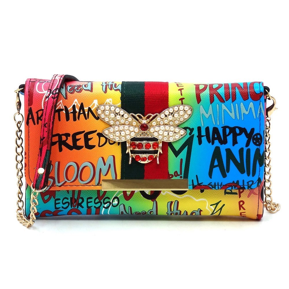 QN BEE GRAFFITI WALLET