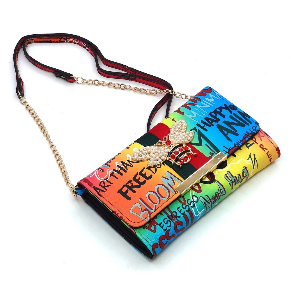 QN BEE GRAFFITI WALLET