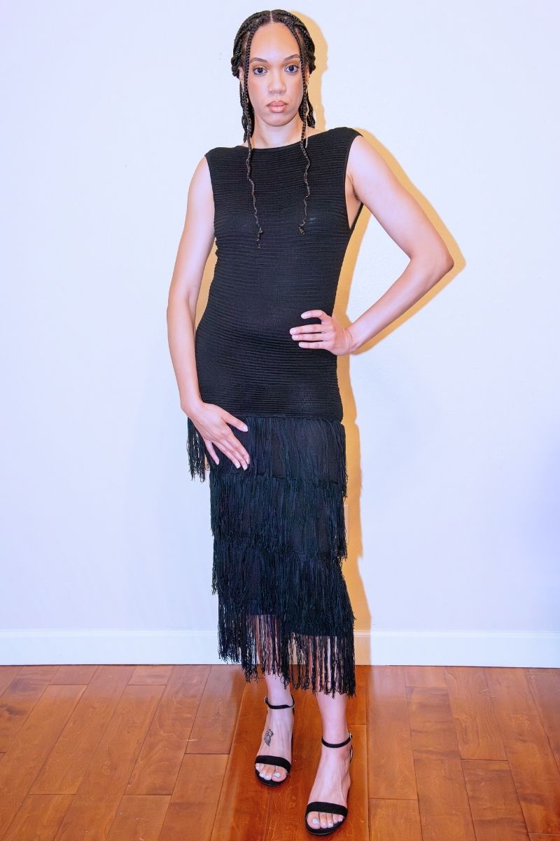 CHIC SPLICED TASSELS