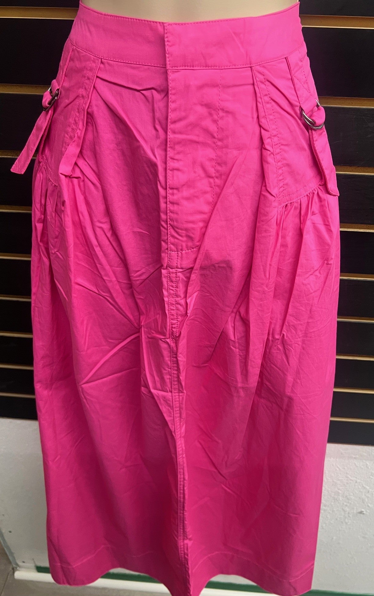 FUCHSIA FLAIR MAXI SKIRT