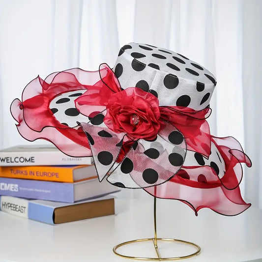 MILEY POLKA DOT HAT
