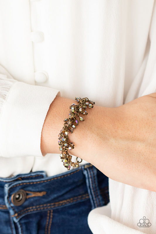 Juxtaposed Brass Bracelet Set