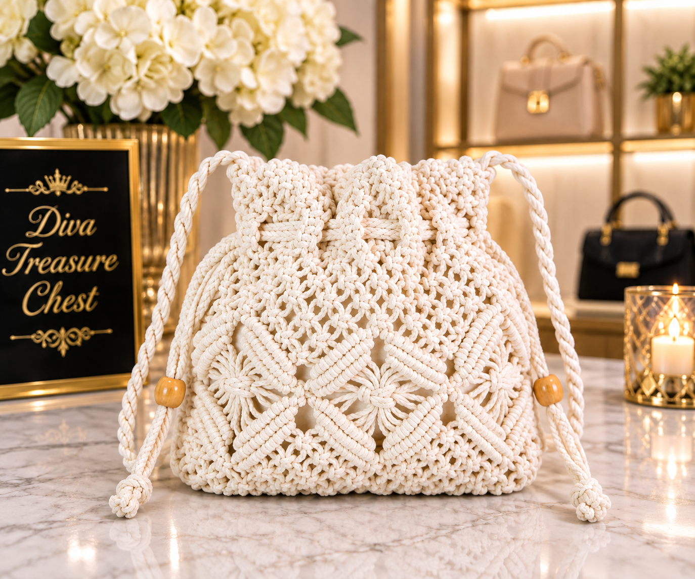 Crocheted Woven Bag