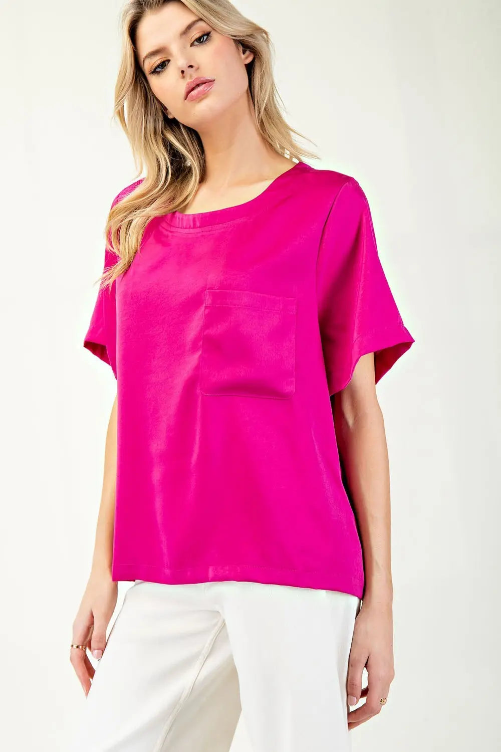 SATIN LUXE TOP