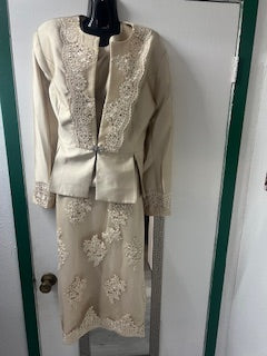 CHAMPAGNE ELEGANCE LACE 3PC SET