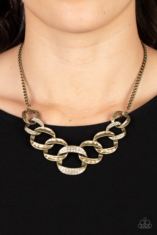 North Twinkle Brass Necklace Set