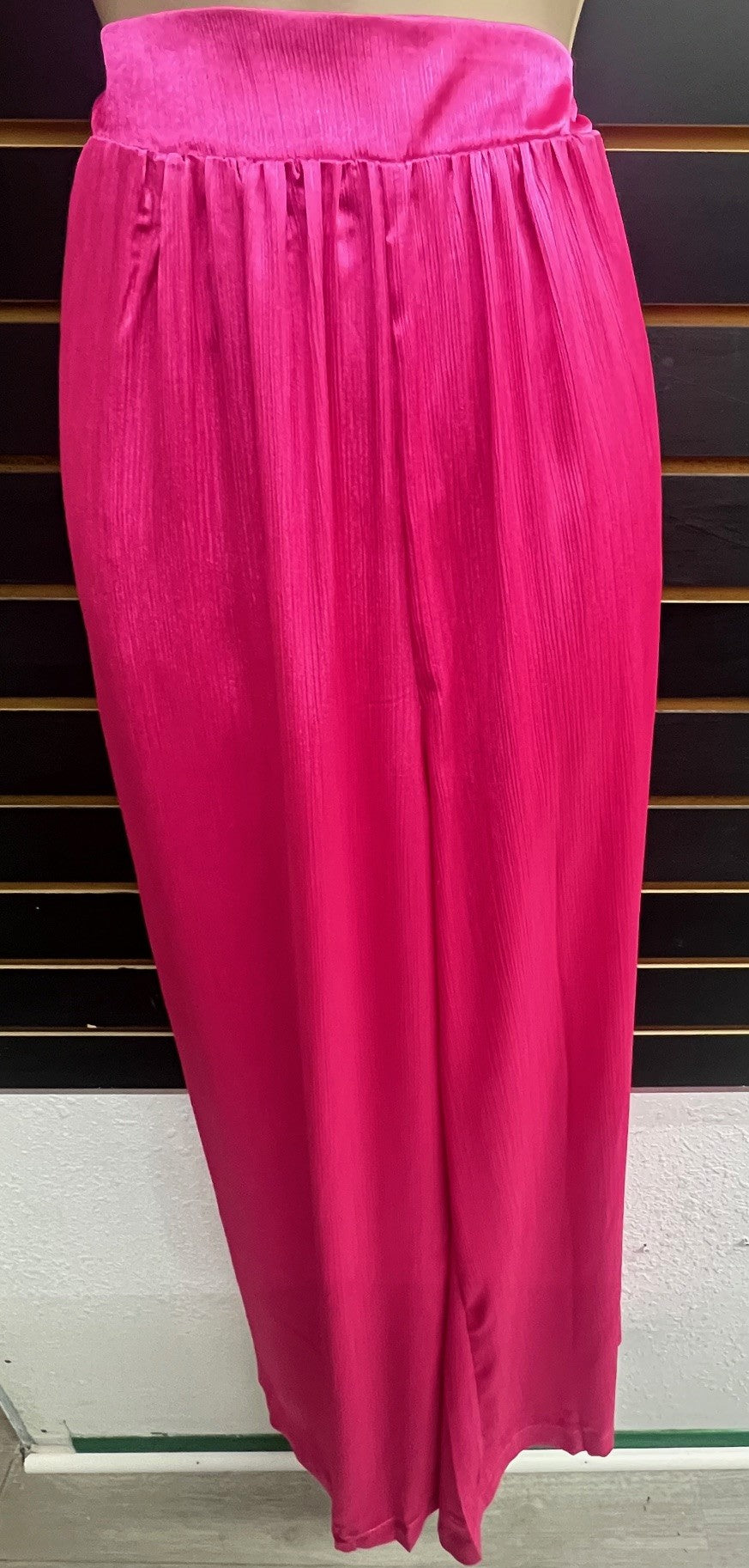 SILKEN WIDE LEG PANTS