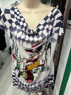 BELTED TUNIC TOP