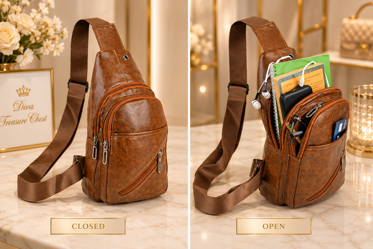 PU Leather Crossbody Bag