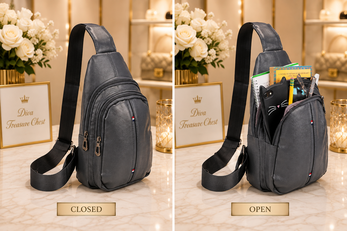 PU Leather Crossbody Bag
