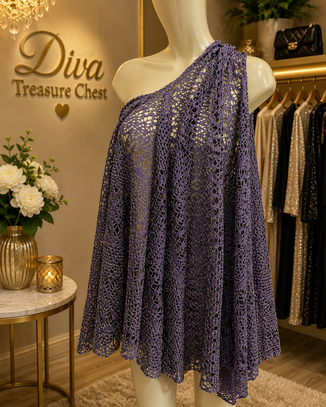 DELECATE LACE SHAWL