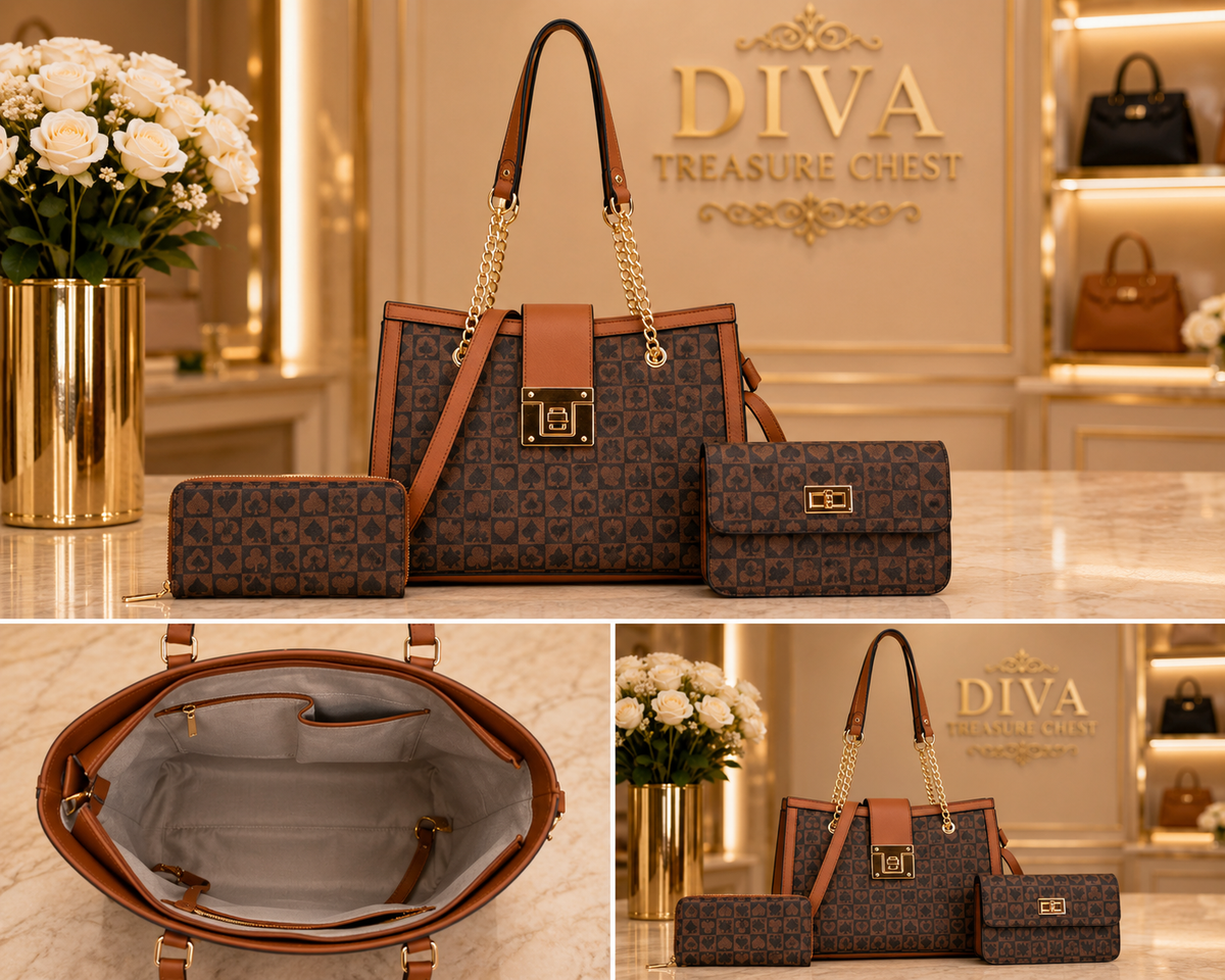 Monogram Bag Set