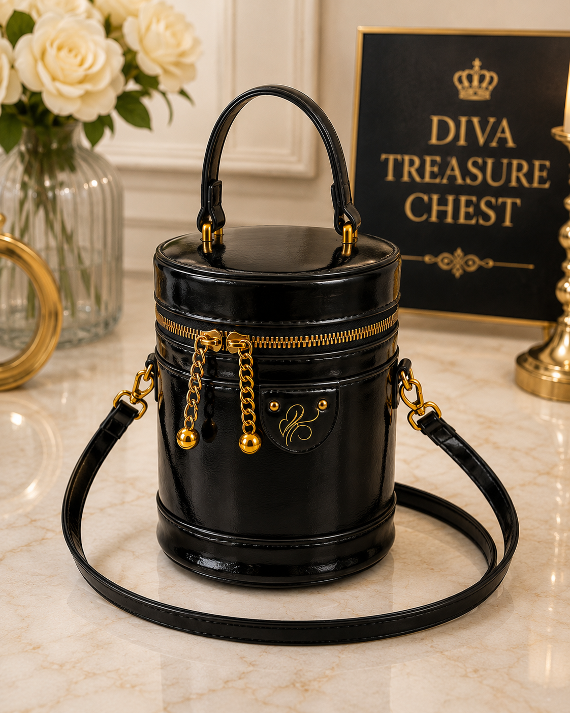 Cylinder Shape Bag