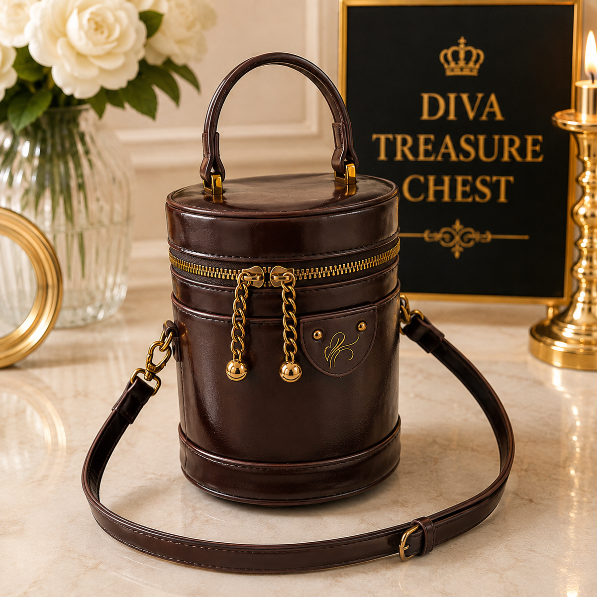 Cylinder Shape Bag