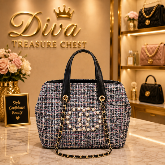 Smooth Fabric Satchel