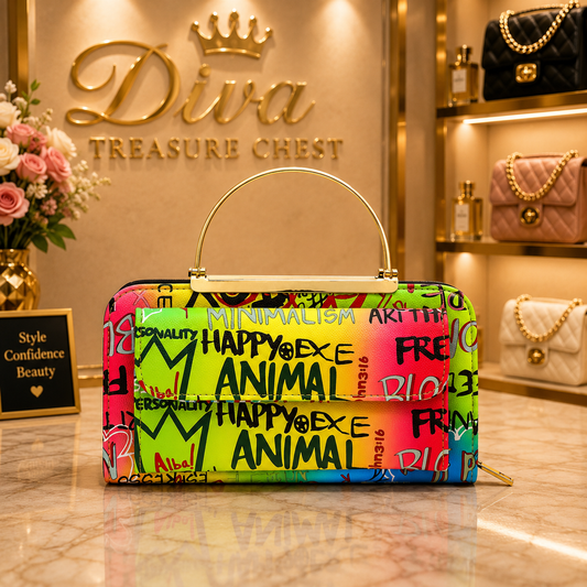 Graffiti Clutch Wallet