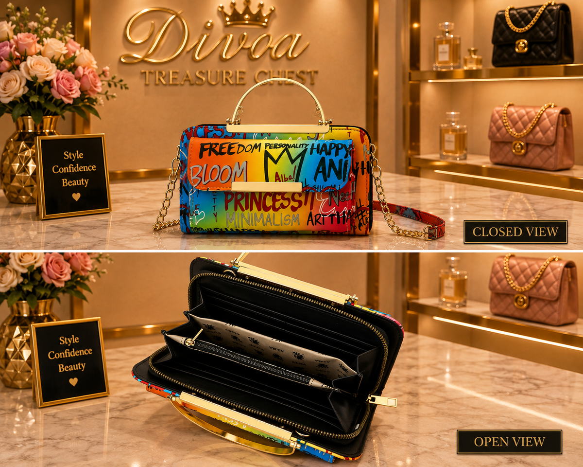 Graffiti Clutch Wallet