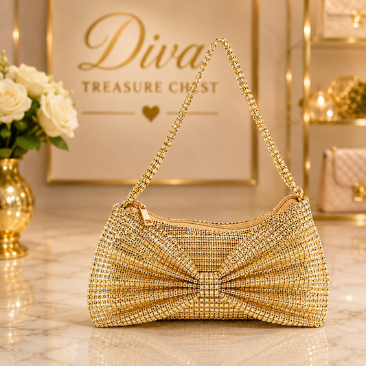 Bow Rhinestone Bag