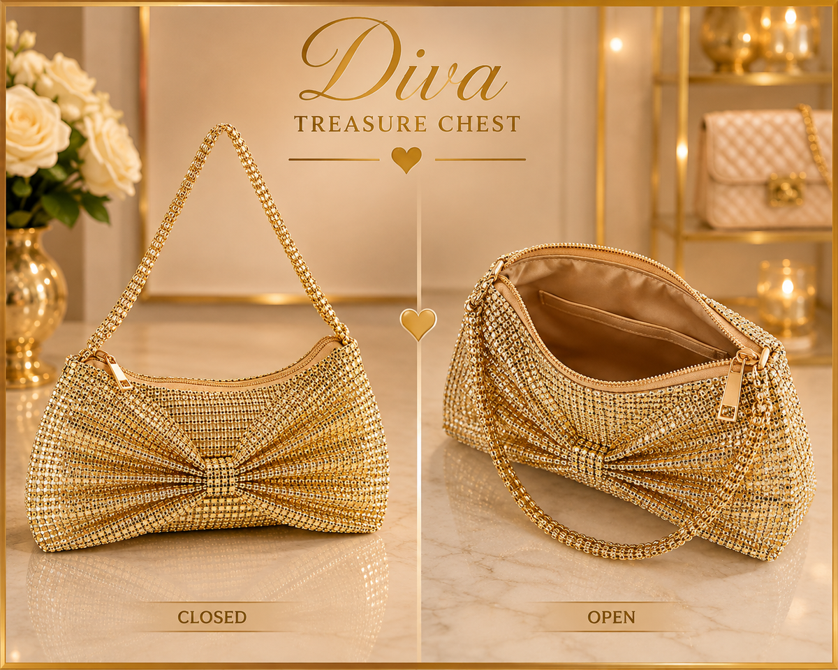 Bow Rhinestone Bag