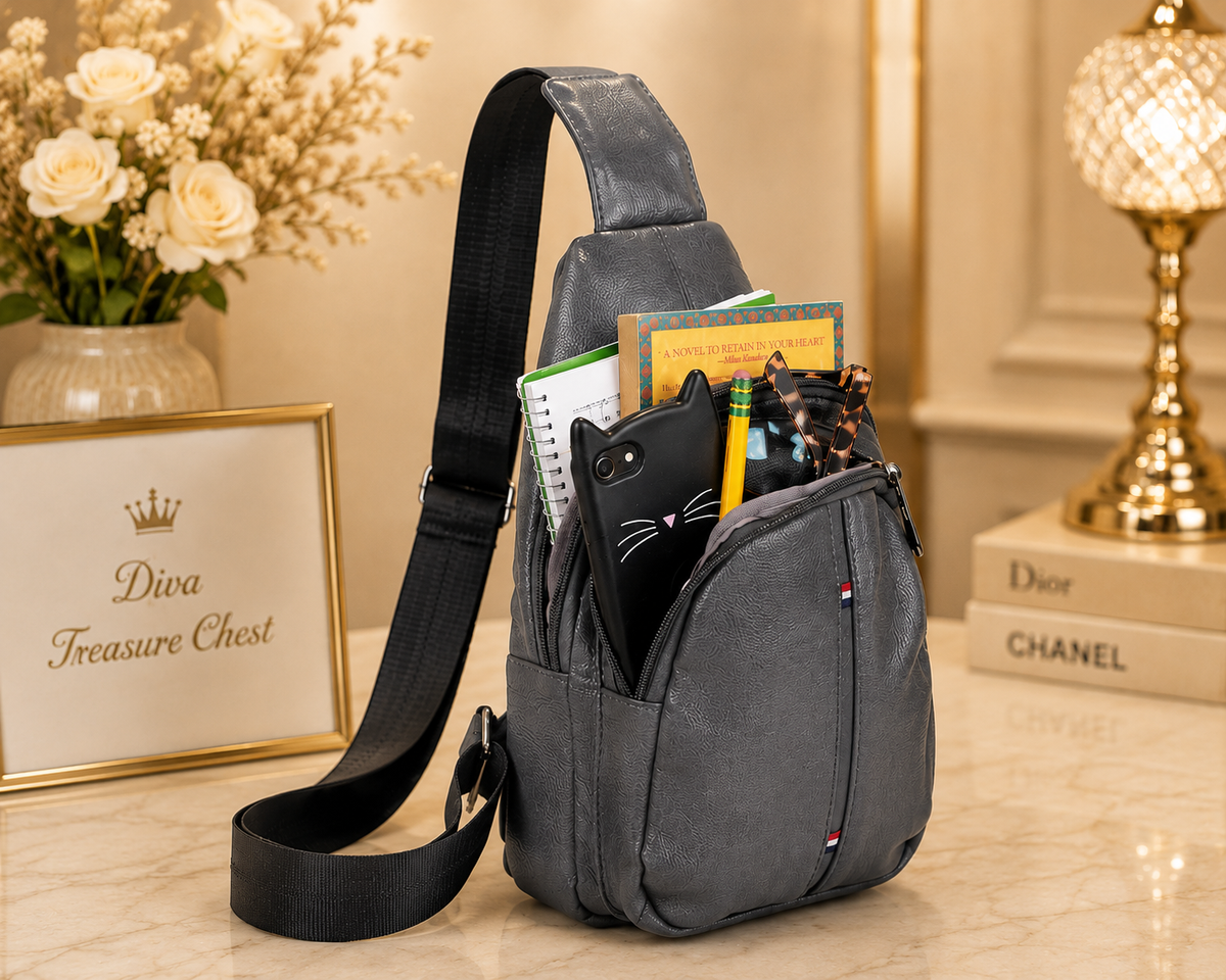 PU Leather Crossbody Bag