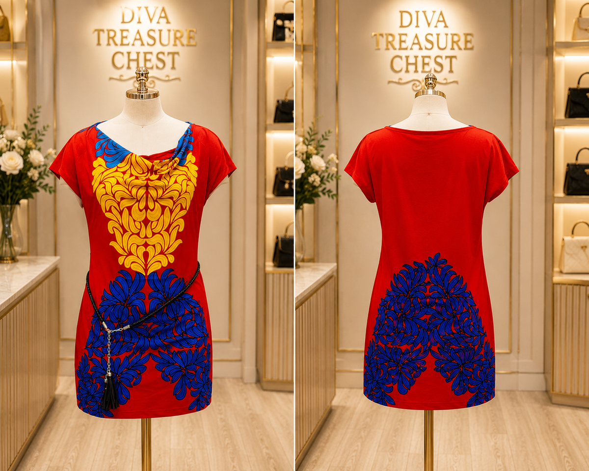 BELTED TUNIC TOP