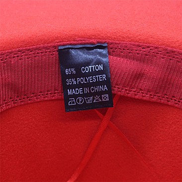 WOOLEN BELTED FEDORA