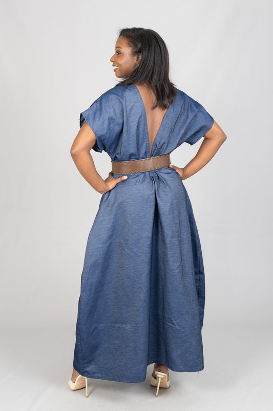 THE DENIM MUSE MAXI