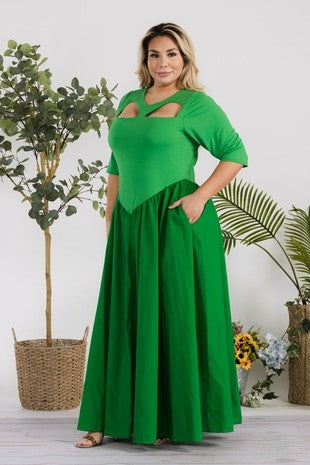 CELESTE CUTOUT MAXI