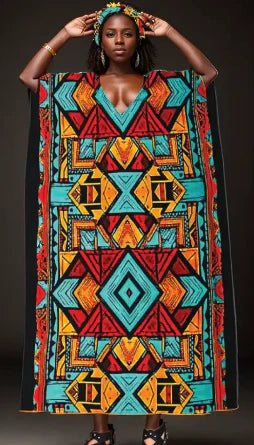 Multi Print Kaftan