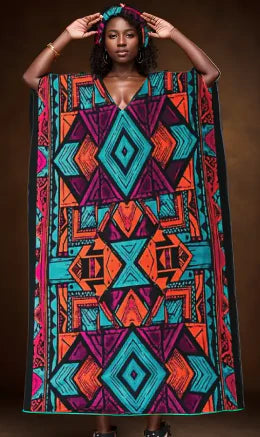 Multi Print Kaftan