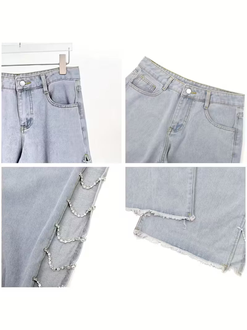 Luna Slit Wide Leg