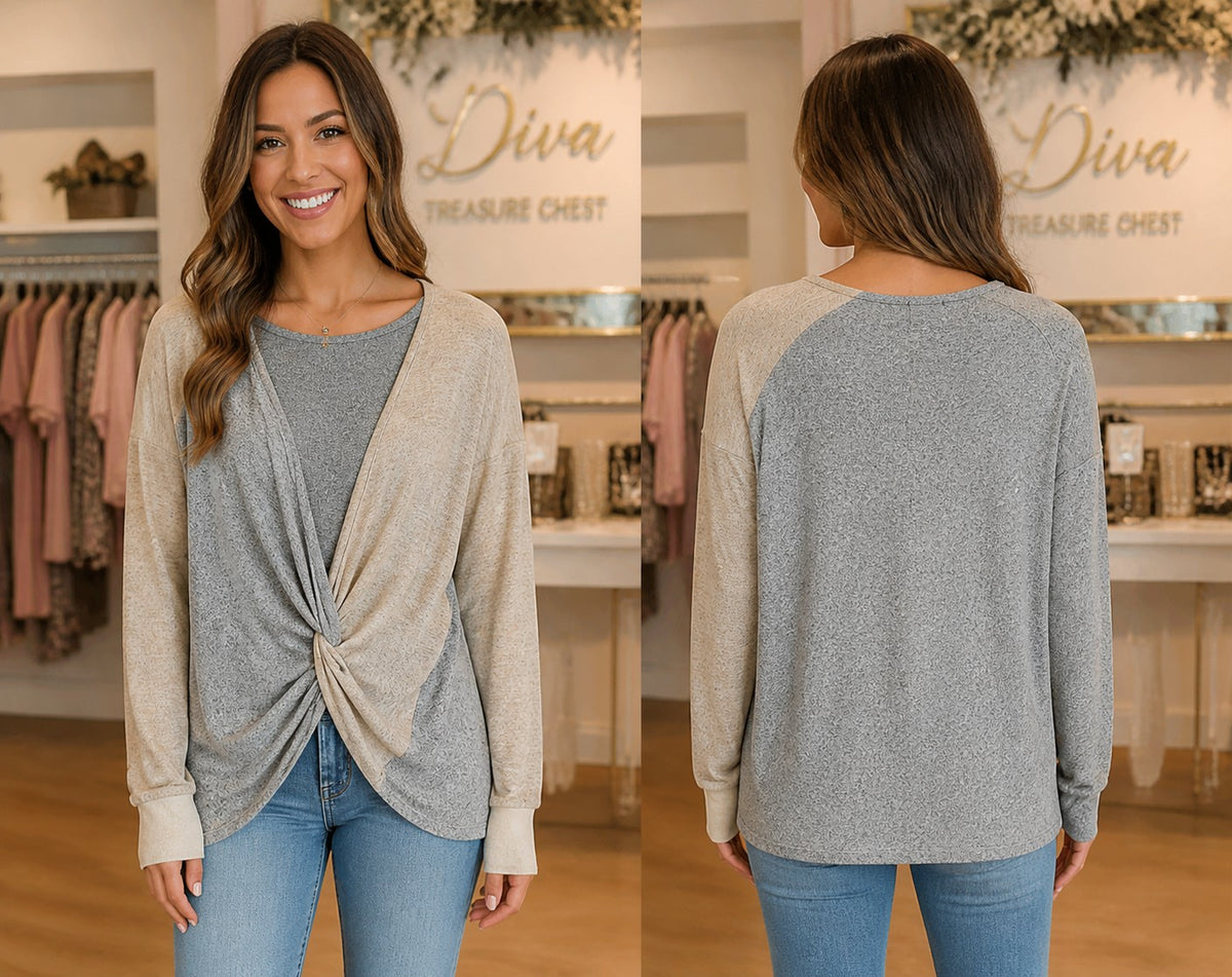 Two-Tone Sweater