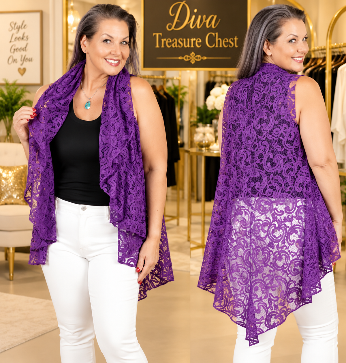 DELECATE LACE SHAWL